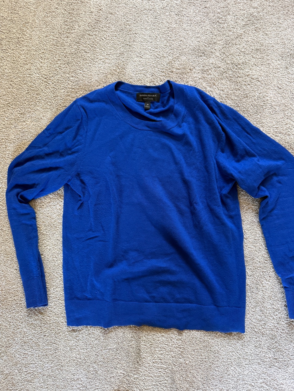 Banana Republic Royal Blue Long Sleeve Sweater